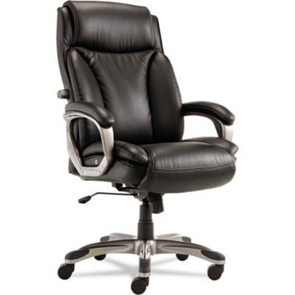 Alera Alera¬Æ Executive Leather Chair with Coil Spring Cushioning - Leather - Black - Veon Series ALEVN4119